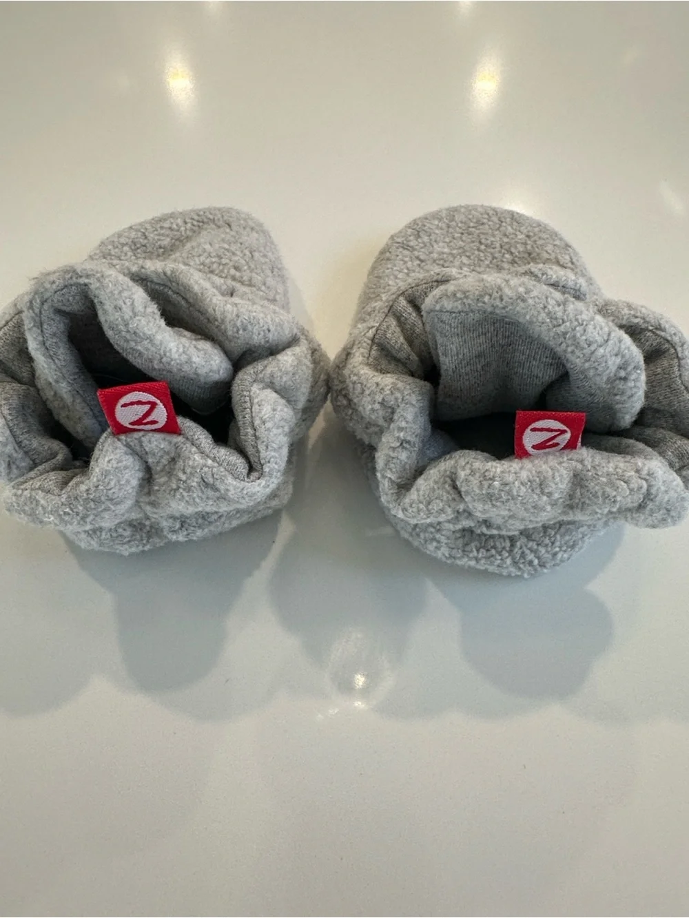 Zutano Cozie Fleece Gripper Booties